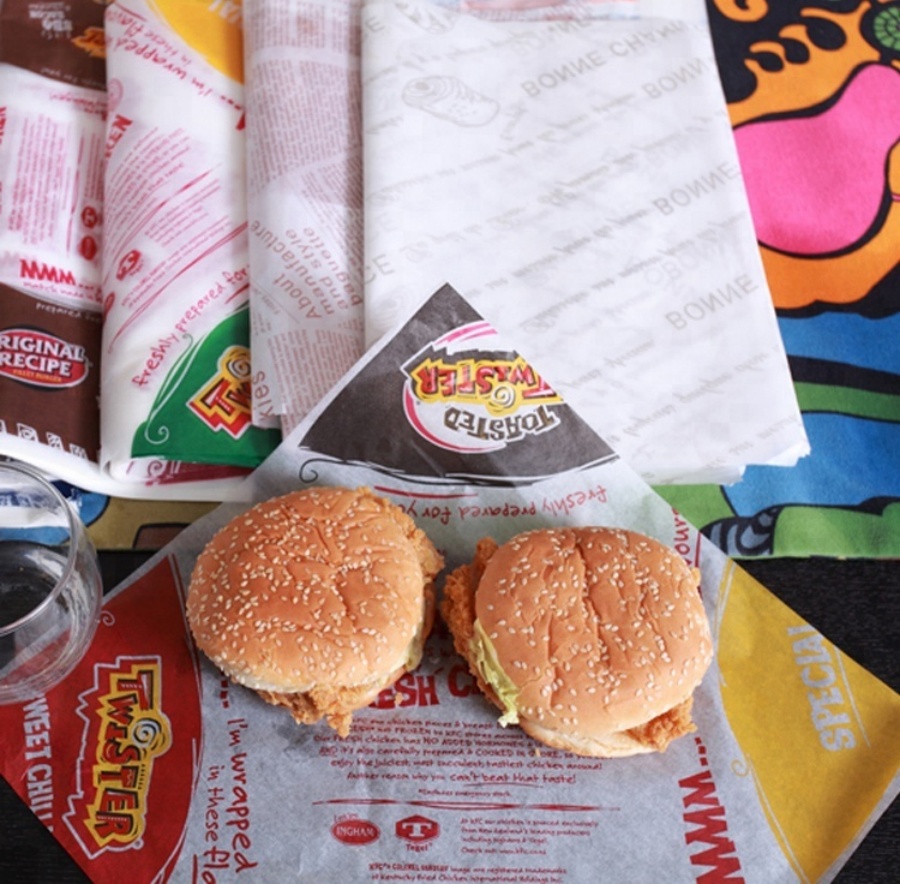 Custom Hamburger Paper