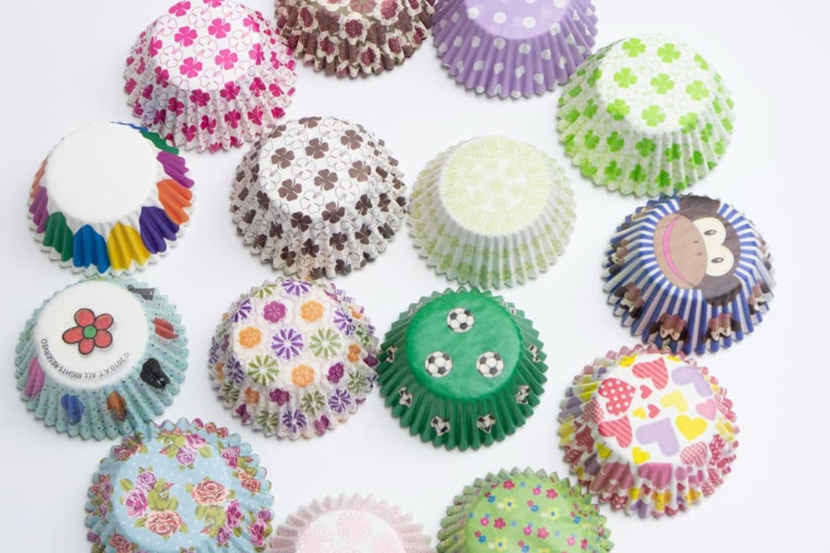 Customizable printed muffin cups
