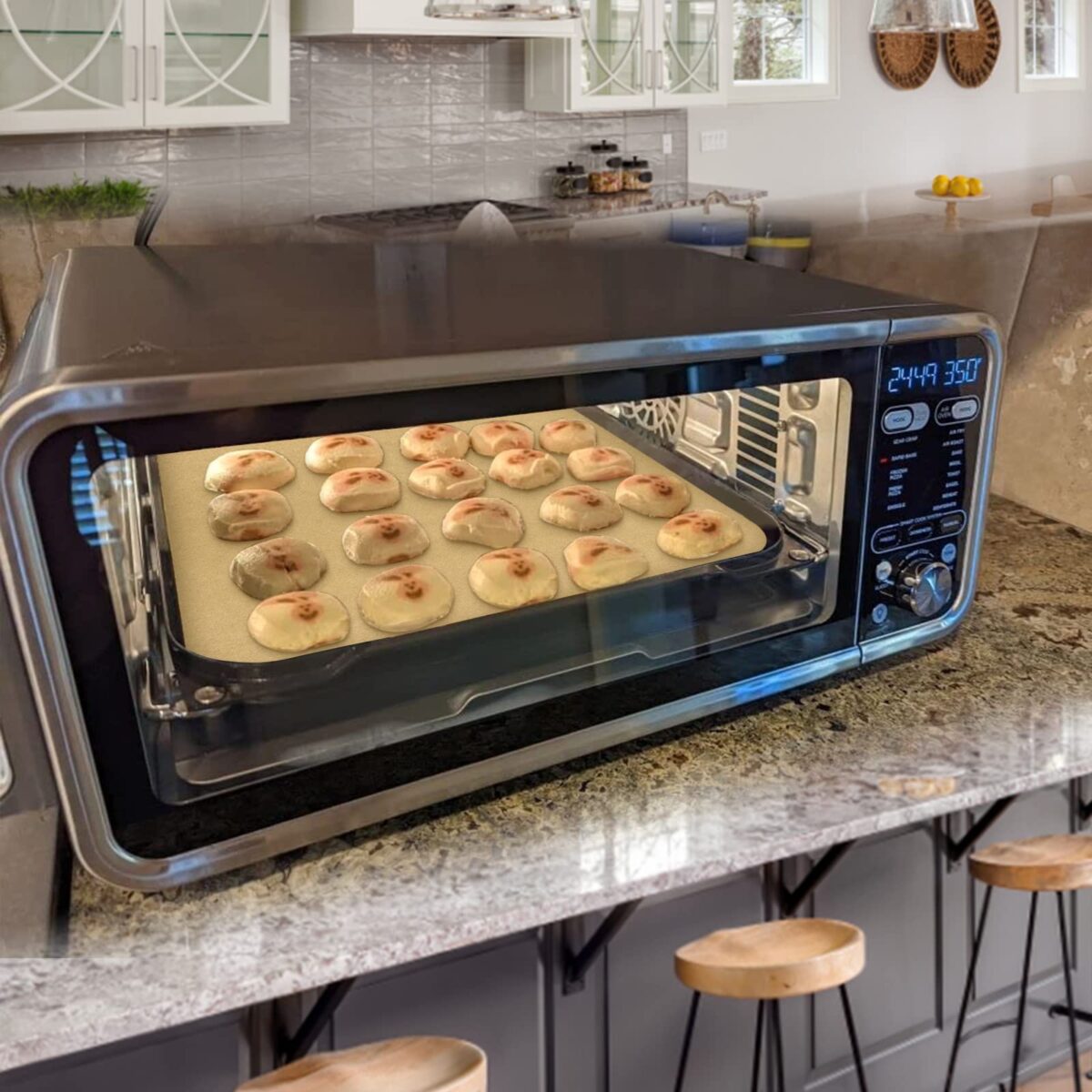unbleached parchment paper used for oven-baked cookies