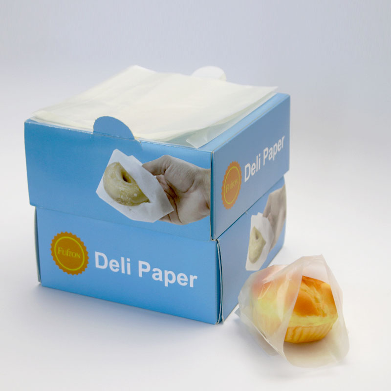 Sheets of transparent wax paper and its customizable packaging