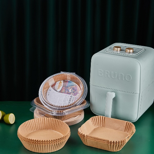 Premium air fryer paper liners in multiple specification and packaging